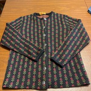 Vintage 1960s Franconia "Rikki" ski sweater, classic "après-ski" apparel.